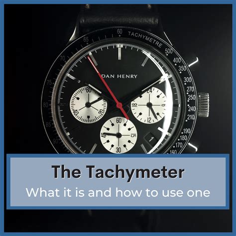 what is tachymeter in watch.